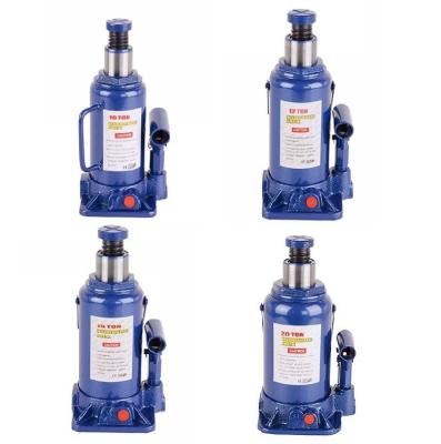 China Car Hydraulic Bottle Jack With Safety Valve Car Jack 10T 12T 15T 20T for sale