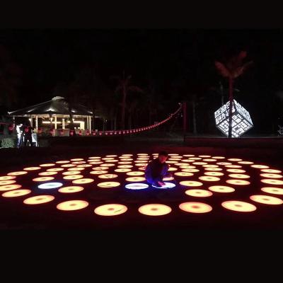 China New Arrival Portable Stage/Hotel/Nightclub/Bar RGB Color Changing LED Playground Floor Disco Bar 3D Around Sensitive Indoor Outdoor Lighted Dance Floor for sale