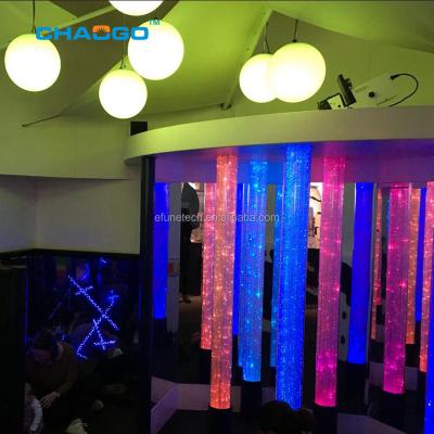 China Hanging Remote Control 7 Color Changing Wired DC 12V Led Ball Pendant Light For Hotel Night Club Restaurant for sale