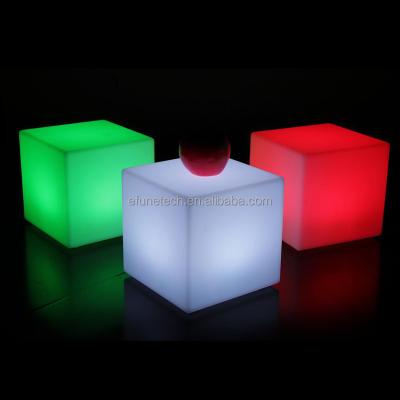 China Wireless Bar Chair Outdoor / Indoor Party / Living Room / Bar Decor RGB Illuminated Led Cube Chair for sale