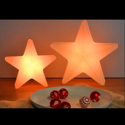 China Hotel Gift Promotion Mood Light Table Lamps RGB Color Decorative Led Remote Control Battery Star Led Night Light Luminous Lamp Star for sale