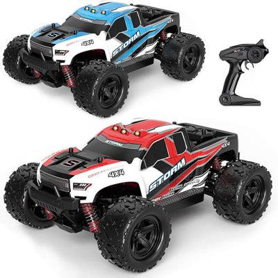 China RC Model 1/18 Scale 4WD RTR Monster Truck Storm 36KM/H 2.4G High Speed ​​Off-Road Racing Car for sale