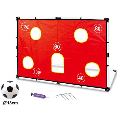 China Big Size Soccer Gate Plastic Game Toys 156cm Outdoor Sports Goal Football Set For Kids for sale