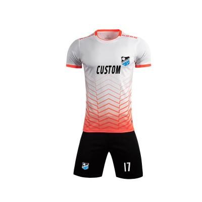 China Sets Customized Blank Printing Soccer Shirts Jersey Soccer Uniform Sets Soccer Jersey for sale