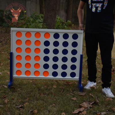 China 100% eco-friendly wooden mini connect 4 outdoor game four in a row 4 in a row board game for kids fun and education for sale