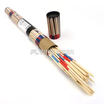 China Playing Custom Color Wooden Mikado Screed Pick Up Stick Game for sale