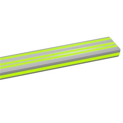 China Custom Glow In The Dark Self Luminous Aluminium Nosing For Stair for sale