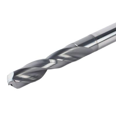 China Nonferrous Metal Carbide Handle Straight Type Inner Coolant Drill Bit for sale