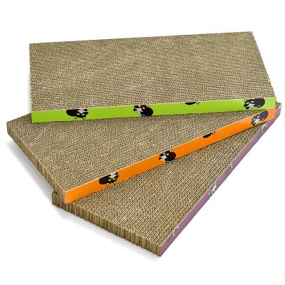 China Wholesale Products Stocked Pet Cat Scratching Board 3 in-1 Cat Scratch Mat Long Lasting Reversible Cat Scratcher for sale