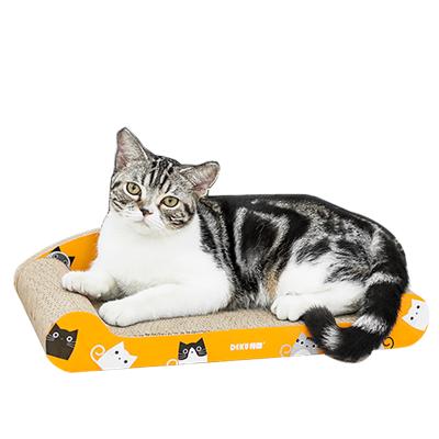 China Small Furniture Sofa Bed Kitty Scratching Pad Cat Scratcher Boards Cat Scratching Deku Viable Scratch Living Room Cardboard for sale