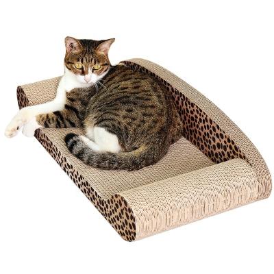 China 2021 Viable Scratching Board Living Room 50cm Sofa Protector Corrugated Cardboard Paper Scratch Furniture Cat Scratcher for sale