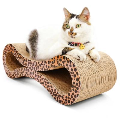 China DEKU Cat Scratcher Lounge 8 Ultimate Form Viable Scratching Furniture For Cat Scratch Play Perch Cardboard Top Cat Toy for sale