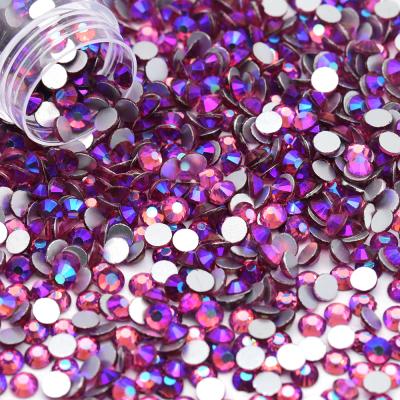 China Blingbling Flatback Colors 92Kinds 1440Pcs Pink Ab Nail Art Rhinestone Loose Glass Crystal Flatback Rhinestones For Nails for sale