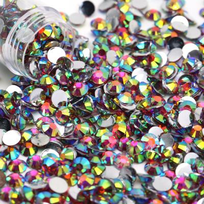 China Flatback ab fuchsia 2mm 3mm 4mm 5mm 6mm Flatback Crystal Stone Resin Bedazzler Rhinestone For Diy Design for sale