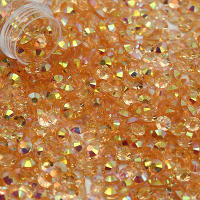 China Wholesale Flatback Topaz Transparrnt Jelly Ab Resin Dark Smoked Crystal Rhinestones Flatback Non Hotfix Jelly Rhinestone Resin For Craft for sale