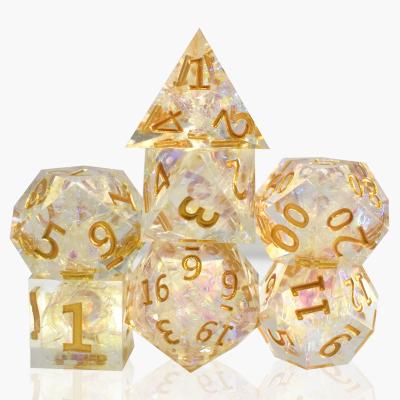 China Wholesale Pointed Resin Role Playing DND Games Custom Cutting Edge Dies Set For DND for sale