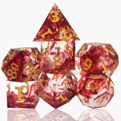 China DND Games Polyhedral Resin DND Dies Set Dungeons And Dragons Die Cuts For RPG for sale