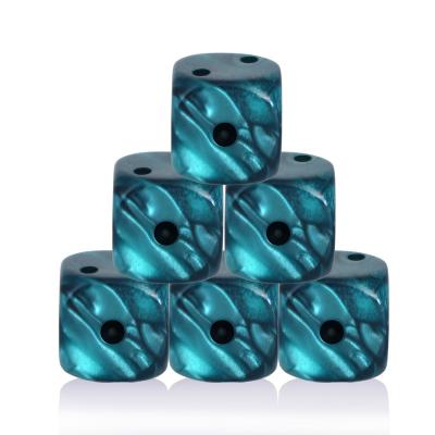 China Fashionable Factory Wholesale Custom D6 Multi-sided Custom Transparent Game Dice for sale