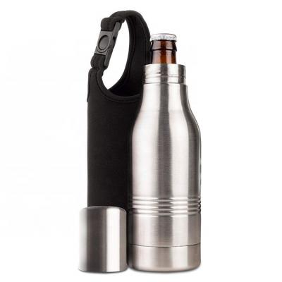 China Viable BPA Free 12oz Stainless Steel Bottle Cooler and Beer Can Beer Bottle Double Wall Vacuum Insulated Insulator for sale