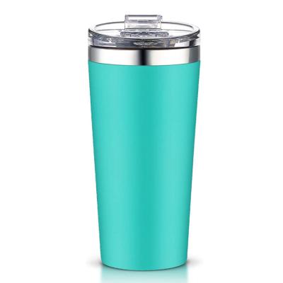 China Sustainable Double Wall Insulated 16oz Low Ball Mug Vacuum Thermos And Stainless Steel Vacuum Travel Tumbler for sale