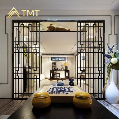 China PVD Plating TMT Design Stainless Steel Room Divider and Room Divider Screen CNC Partition Room Divider Panel for sale