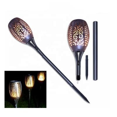 China 96 LED Landscape Garden Lamp Dancing Flickering Flame Solar Torch Garden Lights Outdoor Built-in Led Solar Garden Light for sale