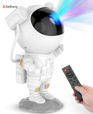 China Astronaut Starry Projector Spaceman Night Light Galaxy Star Projector with 360angle Remote Control Adjustable Ceiling LED Lamp for sale