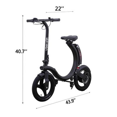 China GR-E1 250W 36V 5.2AH Unisex Adult Folding Electric Scooter 14 Inch Wheel Balance Skateboard Mobility Motorcycle Lightweight E-scooter for sale