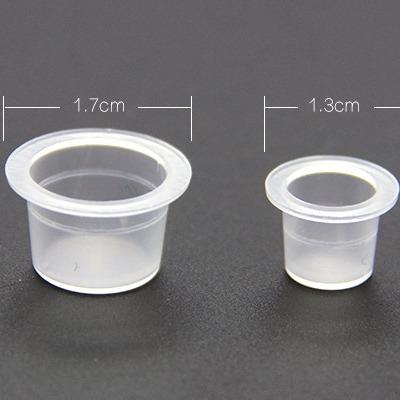 China Soft Ink Cups Tattoo 100pcs Bag Ink Cup Ring for sale