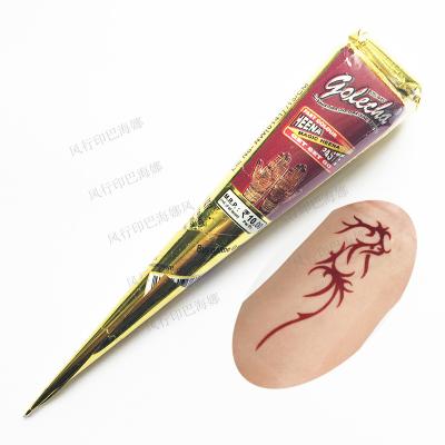 China India Henna Black Red Temporary Tattoo Body Art Tattoo Cream Paint Hand Painted Henna for sale