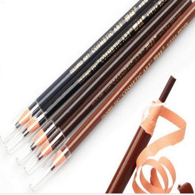 China Waterproof 12 Pcs Per Box Waterproof Permanent Makeup Eyebrow Pencil Microblading Supplies for sale