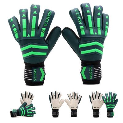 China No Finger Protection Soccer Goalkeeper Gloves With Full Finger Protector Latex Children Men And Women Football Training Equipment Adult Goal for sale