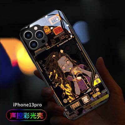 China Anime Incoming Call Voice Call Shockproof Custom Printing Lightning Led Flashing Glowing Phone Cases On Sale for sale