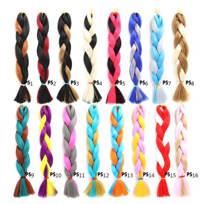 China Pre Stretched Braiding Hair Popular Yaki Hair Cheap Pre Stretched Braiding Hair Extensions Pre Tipped Twisted Prestretched Bulk Braiding Hair Ombre Braids for sale