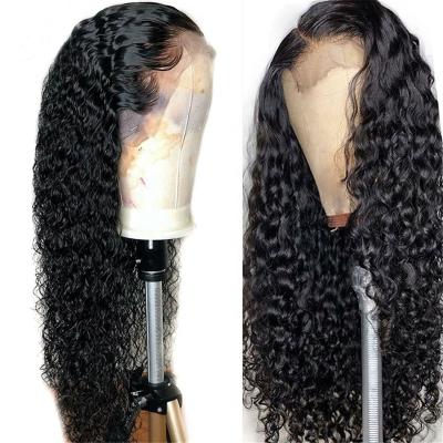 China Deep Wave HD Full Lace Hair Wigs For Black Women Wholesale Brazilian Virgin Hair HD Lace Front Wig With Baby Hair for sale