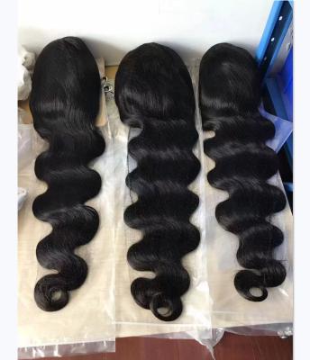 China Deep Wave 13x4 Water Wave Wigs 13x4 Water Wave Lace Front Human Body Wave Wigs 10A Human Body Wave Front Wig Full Lace Wig for sale