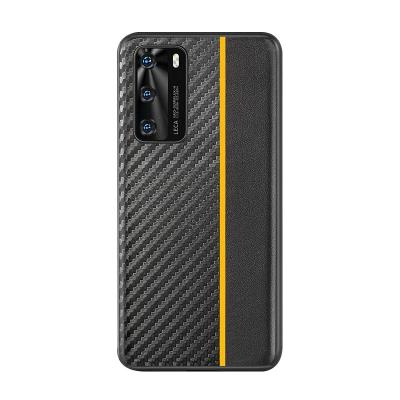 China wholesale Hot Selling Black Carbon Fiber Full Protection Anti-drop Cell Phone Case For Fe S20 for sale