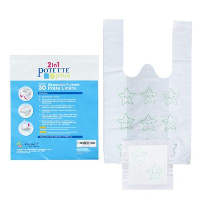 China New Design BIODEGRADABLE 30/150ml Biodegradable Packets Of Liquid Pad Absorb Jar Liners For Toddlers for sale