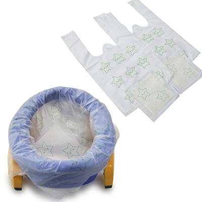 China 30pieces/bag Disposable Safety Absorbent Proof Pad Portable Pot Liners for sale