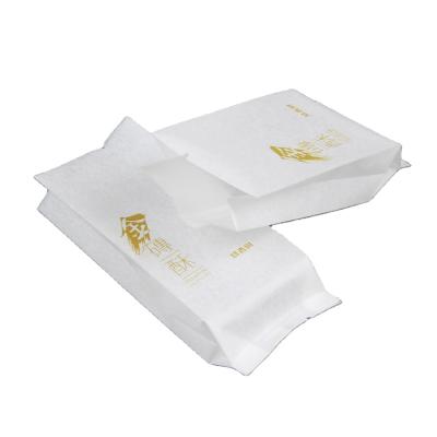 China LOGO Cotton Paper Packing Bag Customized Moistureproof Sealed Organ Bag Cotton Pastry Paper Coated Handmade Bag for sale