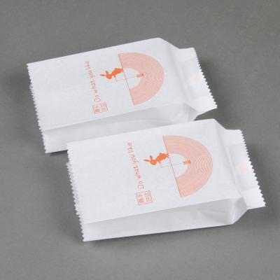 China Barrier Customize White Medium Size Seal Pastry Cookie Pastry Paper Laminated Packaging Bags For Food With Side Gusset for sale