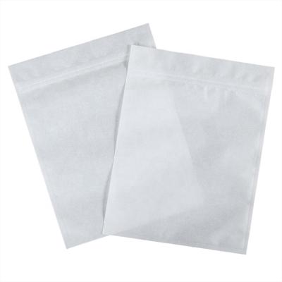 China Food Grade Eco - Friendly Tea Cotton Fiber Paper Packaging Ziplock Bags for sale