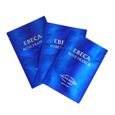 China Disposable Wholesale Personal Care Keep Fresh Facial Foil Pouch Metalized Laminated Plastic Packaging Bags for sale