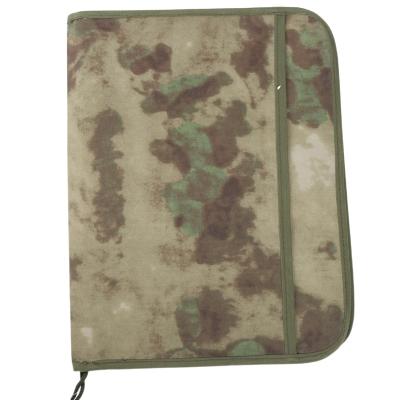 China Custom Made Tactical Military Style Zippered Polyester Padfolio for sale