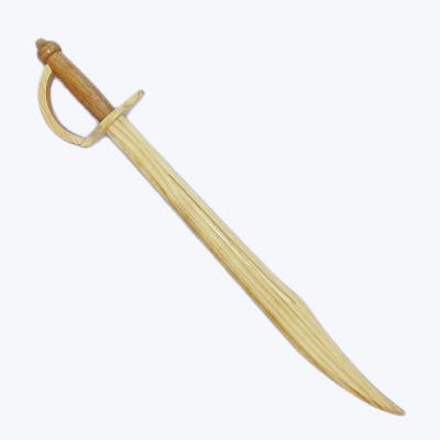 China Wooden Wooden Bamboo Sword Pirate Sword Medieval Pirate Sword for sale