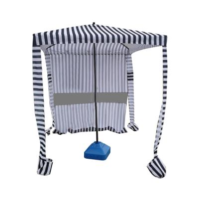 China Modern Portable Outdoor Square Shade Umbrella Square Outdoor Sun Canopy Canopy Beach Hut Tent for sale