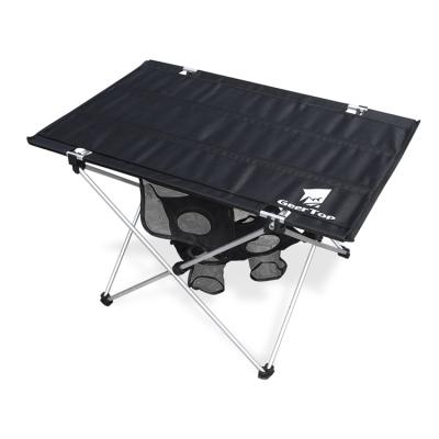 China Contemporary Outdoor Family Camping Fabric Folding Portable Table Desk for sale