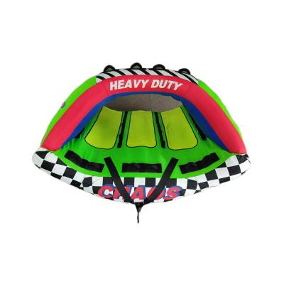 China Water Amusement Places High Quality Wholesale Cheap Adventurers Inflatable Towable Pull Behind Boats Tubes for sale