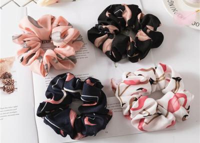 China Creative Korean version fabric hairband Flamingos birds animal tied hair seamless elastic ring lady head accessories for sale