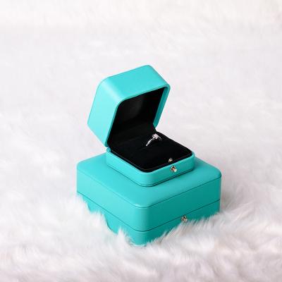 China Fashion Black Teal Velvet Ring Bangle Bracelets Gift Jewelry Display Blue Green Green Pendant Earing Packaging Sets Jewelry Package Boxes for sale